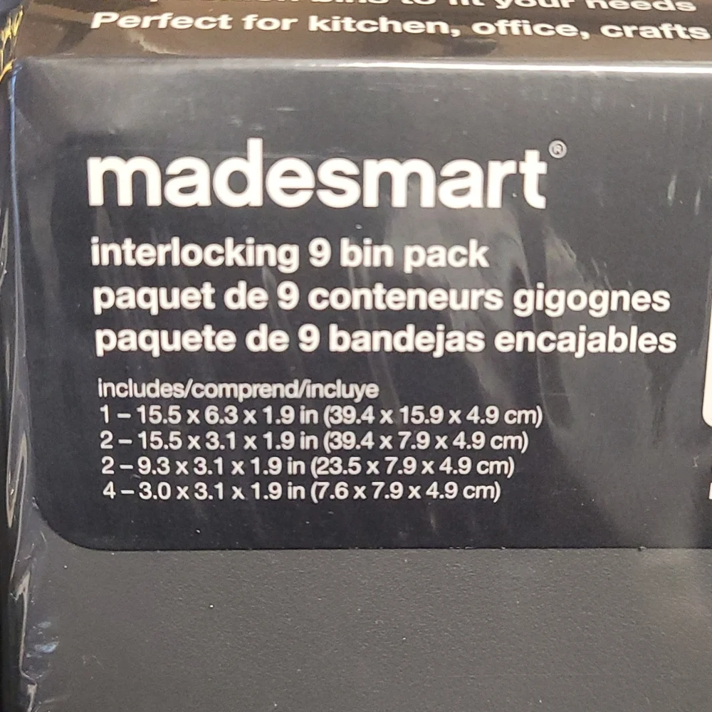 Interlocking Drawer Bin Pack